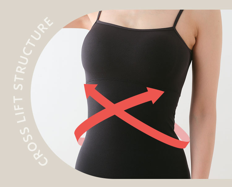 着圧キャミソールMELLISS（メリス）point1